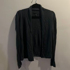 Oak + Fort dark blue cardigan - XS